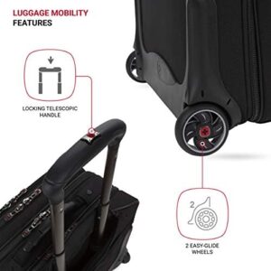 Get protected and stylish with the Wenger Patriot II backpack in black, perfect for travel or daily use, featuring a spacious 15.6" laptop compartment and durable design.