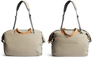 Travel in style with the Bellroy Weekender Plus Premium Edition, a durable and organized duffle bag perfect for overnight trips. With internal pockets and a 13" laptop fit, it's a must-have accessory for any adventurer.