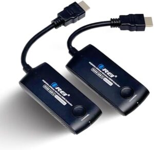 Stream high-quality content to your big screen with the OREI Wireless HDMI Extender. Transmits up to 4K @ 60Hz over 60 feet, perfect for streaming from laptops, PCs, and more.