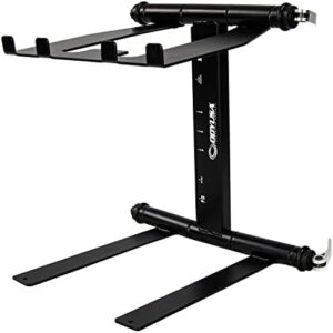 Elevate your laptop experience with the ODYSSEY Smart Laptop Stand featuring a built-in media hub, adjustable height and 360-degree swivel. Enjoy seamless streaming and gaming, perfect for home or office use, now with a special discount!