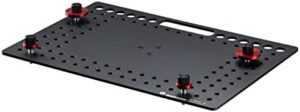 Here is the generated meta description:

"Upgrade your laptop setup with Manfrotto's TetherGear Laptop Deck featuring lightweight aluminum, anti-slip hardware and cable management. Perfect for desks or laps, 46x31cm size."