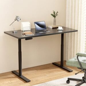 Elevate your workspace with Artiss Electric Laptop Standing Desk, height adjustable and equipped with dual motors for smooth movement. Perfect for office or home use, dimensions 140x70cm.