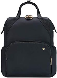 Protect your belongings with Pacsafe's Women's Citysafe CX, a versatile and stylish travel bag featuring RFID-safe pockets and slash-proof straps.