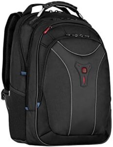 Protect your 17" MacBook Pro with the Wenger FBA_53499 backpack, featuring a padded laptop compartment and stabilizing platform. Perfect for daily use or travel.