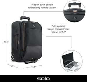 Protect your gear in style with the Solo New York Urban Overnight Case and Laptop Bag. Compact design for easy travel, durable and water-resistant materials.