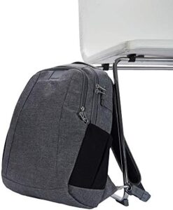 Protect your laptop on-the-go with the Pacsafe Metrosafe LS350 Backpack, featuring a 15L capacity, padded sleeve for 13" laptops, and innovative security tech.