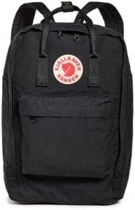 Here is the meta description:

Stay organized and stylish with the Fjallraven Unisex Kånken Laptop 17" backpack, featuring durable design, multiple compartments, and comfortable carry handles. Get yours today!
