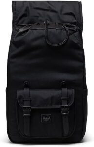 Explore adventure in style with Herschel Little America Mid backpack, featuring durable polyester fabric, multiple compartments and pockets for organized packing. Perfect travel companion.