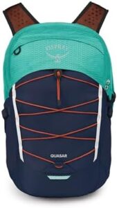 Here is the generated meta description:

"Explore the Osprey Quasar Backpack, a versatile and comfortable companion for any adventure. Features 40L capacity, multiple compartments, and a durable design."