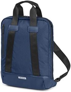 Here is the optimized SEO meta description:

"Organize your work essentials with the Moleskine 15 Inch PC Storage Backpack, featuring vertical device compartments and a spacious interior for laptops and accessories. Perfect for busy professionals on-the-go."