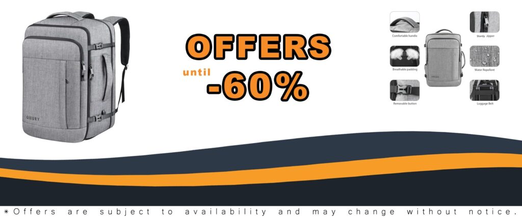 Travel Backpack for Men and Women - Durable Expansion Luggage