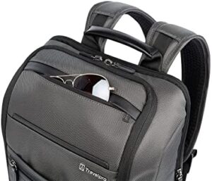 Here is the output:

"Upgrade your travel experience with the Travelpro Crew Executive Choice 3, featuring durable construction and multi-directional spinner wheels. Save up to $100 on this top-rated luggage set"