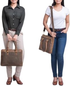 Here is the output:

Elegant leather laptop bag for women, designed to fit a MacBook 13.3 inch. Durable genuine leather and stylish design make this perfect for business or everyday use.