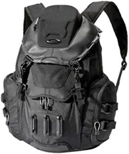 Here is the output meta description:

"Upgrade your bathroom routine with Oakley's Men's Bathroom Sink Backpack, a practical storage solution for toiletries and essentials. Great value at an affordable price."