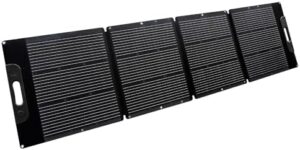Power your adventures with JumpsPower 200W Solar Panel's foldable design and high-efficiency output. Ideal for camping, power stations, and charging devices on-the-go!