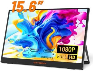 Here is the generated SEO meta description:

"Upgrade your travel setup with this 15.6' FHD portable monitor, featuring HDR IPS display, USB-C and HDMI connectivity for laptops, phones, and Macs. Perfect for gaming or presentations."