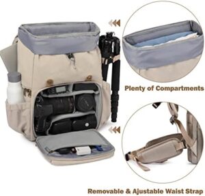 Here is the optimized SEO meta description:

"Protect your gear in style with BAGSMART's waterproof camera backpack, designed for photographers. Spacious interior and durable design make it perfect for long shoots."