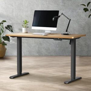 Elevate your workspace with the Oikture Electric Standing Desk, featuring a control panel and height adjustment for optimal comfort. Perfect for offices, studies, or home use.