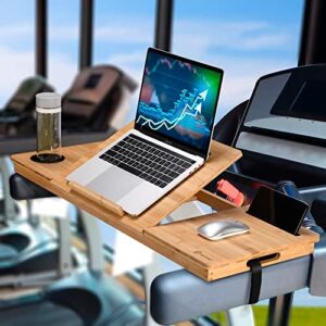 Elevate your workspace with the JOSHMAR Treadmill Laptop Desk, featuring a premium walking desk connected riser, cup and phone holder. Perfect for home or office workstations. Limited time offer: get 15% off your purchase!