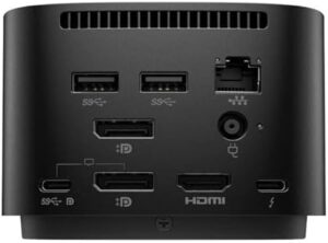 "Transform your workspace with the HP Thunderbolt 280W G4 docking station, featuring combo cable and 4K UHD support for seamless productivity."