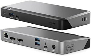 Here is the generated SEO meta description:

"Upgrade your workspace with ALOGIC's Dual 4K Display Docking Station DX2. Charge laptops up to 65W, connect dual displays at 60Hz, and enjoy fast charging, audio, and Ethernet connectivity."