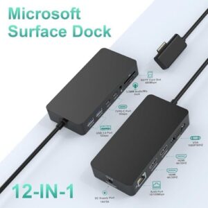 Upgrade your workspace with the Microsoft Surface Pro Docking Station, featuring 12-in-1 versatility, dual 4K HDMI and VGA connectivity, and a 1-year warranty. Perfect for Surface Pro and Laptop users.