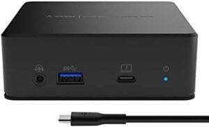 Here is the meta description:

Boost your productivity with Belkin's dual display docking station, featuring 85W power delivery, HDMI, and USB-C connectivity for seamless MacBook, Windows, or Chromebook use.