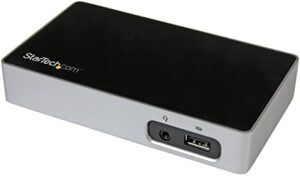 Boost your laptop's productivity with StarTech.com's DVI docking station, featuring USB 3.0 connectivity and universal compatibility. Perfect for work or play, expand your display and storage.