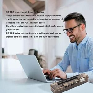 Here is the generated SEO meta description:

"Boost laptop performance with this external graphics dock featuring 6-pin and 8-pin connectivity. Perfect for gamers and content creators, it's a great upgrade for any PC or laptop."