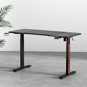 Elevate your gaming experience with the Artiss Electric Laptop Standing Desk, featuring height adjustment, RGB lighting, and a bonus mouse pad. Perfect for office or home use, dimensions 55x24 cm.