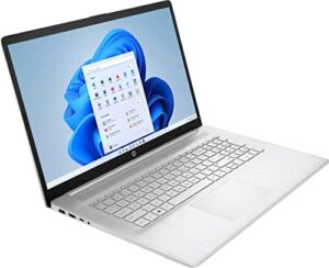 Here is the optimized SEO meta description:

"Upgrade your laptop experience with the HP 17T-CN200, featuring a 17.3'' HD+ touchscreen, powerful Intel i7 processor, Iris Xe graphics and generous storage. Plus, enjoy a backlit keyboard and Wi-Fi 6 connectivity. Save with 32GB USB COU bundle."