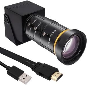 Capture stunning 4K video and stream like a pro with the SVPRO HDMI Camera, featuring 5-50mm telephoto zoom, manual lens and 10X optical zoom for crystal-clear industrial-grade visuals.