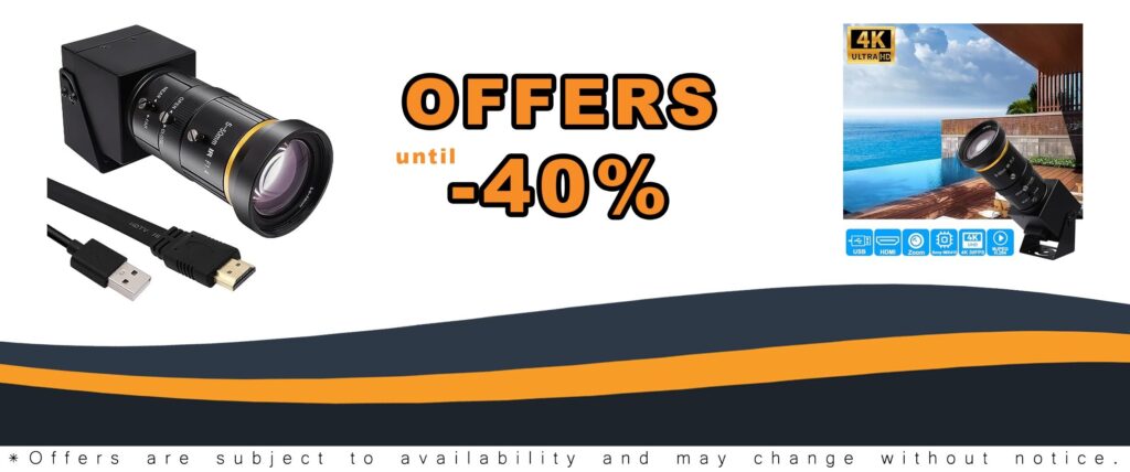 SVPRO HDMI 4K USB Webcam with 5-50mm Telephoto Zoom Camera