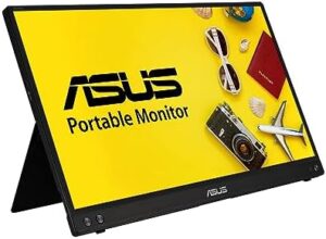 "Experience seamless portability with the ASUS ZenScreen 15.6â€ Portable Monitor featuring Full HD IPS display, USB-C connectivity and eye-care technology. Perfect for laptops, PCs, phones and consoles."