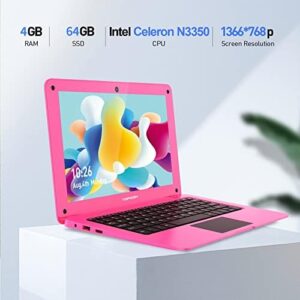 Discover the perfect mini laptop for kids & students! TOPOSH's 10.1" Windows 10 device features Intel Celeron N4000, 8GB RAM, and 64GB SSD with expansion option.