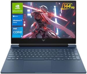 Here is the optimized SEO meta description:

"Upgrade your gaming experience with this HP Victus laptop, featuring a 15.6-inch FHD display, Intel Core i5 processor, NVIDIA GeForce RTX 3050 graphics and 32GB RAM. Enjoy lightning-fast performance and stunning visuals."