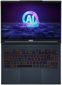 Here is the generated SEO meta description:

"Upgrade your gaming experience with MSI's Stealth 16 AI Studio laptop featuring a powerful Intel Core i9 processor, NVIDIA RTX 4090 graphics and 32GB DDR5 RAM. Enjoy crystal-clear visuals on its stunning 16-inch UHD+ display with 120Hz refresh rate."