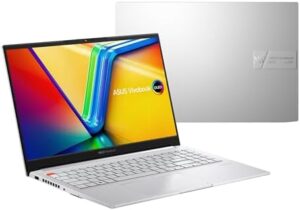 Here is the generated SEO meta description:

"Upgrade your laptop experience with ASUS Vivobook Pro's 15.60 OLED display, NVIDIA GeForce RTX 4050 graphics and Intel Core i7 processor. Perfect for creatives, this 1TB M.2 SSD Windows 11 Home laptop offers 16GB RAM and sleek Cool Silver design."
