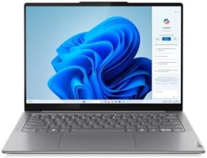 Upgrade your productivity with the Lenovo Yoga Slim 7 14IMH9 Laptop. Enjoy 1TB storage and 32GB RAM, powered by Intel Core i7 Ultra 155H processor. Perfect for work and play, in stunning Luna Grey finish.