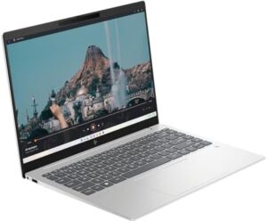 Here is the generated SEO meta description:

"Upgrade your productivity with the HP Pavilion Plus 14' laptop featuring a stunning 2.8K OLED display, powerful Intel Ultra i7 processor, and long-lasting battery life."