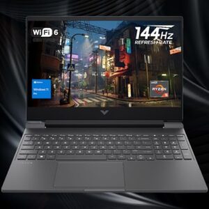 "Upgrade your gaming experience with the HP Victus 15.6 laptop, featuring Ryzen 5 processing, 144Hz FHD display, and AMD Radeon RX graphics. With 16GB RAM and 1TB SSD, stay ahead of the game."
