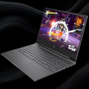 "Unleash gaming thrills with the HP Victus 15.6 laptop, featuring Ryzen 5 7535HS processor, AMD Radeon RX 6550M graphics and 16GB DDR5 RAM for a seamless experience."