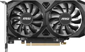 Unlock powerful graphics with the MSI Gaming RTX 3050 Ventus 2X 6G OC Graphics Card, featuring NVIDIA's Ampere architecture, boost clock of 1492 MHz and 6GB GDDR6 memory. Perfect for gaming enthusiasts!