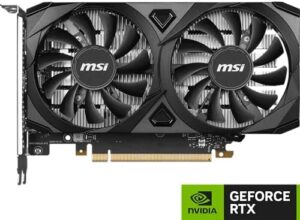 Unlock powerful graphics with the MSI Gaming RTX 3050 Ventus 2X 6G OC Graphics Card, featuring NVIDIA's Ampere architecture, boost clock of 1492 MHz and 6GB GDDR6 memory. Perfect for gaming enthusiasts!