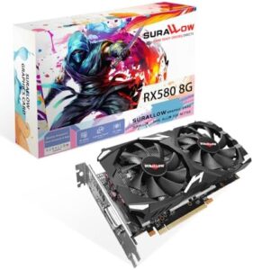 Here is the generated meta description:

"Upgrade your gaming experience with SURALLOW RX 580 8GB Graphics Card, featuring 2048SP, GDDR5, and twin freeze fans for enhanced cooling. Perfect for PC gaming enthusiasts looking to boost performance."