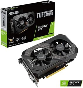 Upgrade your gaming setup with the ASUS TUF Gaming NVIDIA GeForce GTX 1660 Ti EVO OC Edition, featuring 6GB GDDR6 memory and Space-Grade Lubricant for improved performance.