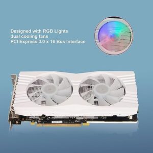Here is the output:

"Upgrade your gaming PC with this 8GB GDDR5 graphics card, featuring dual fans and 1284MHz clock speed. Perfect for high-performance gaming, PCIe 3.0 compatible."