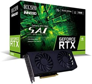 Discover the Elsa GeForce RTX 3060 Graphics Board, featuring 12GB GDDR6 memory and 3840 CUDA cores for exceptional gaming performance. Upgrade your PC with this powerful graphics solution.
