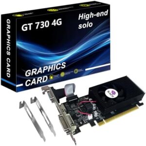 "Boost gaming performance with the KAER GT 730 Graphics Card, featuring 4GB DDR3 memory and DirectX 11 support. Ideal for PC gamers seeking enhanced visuals."