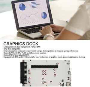 "Unleash gaming power with the Zopsc TH3P4G3 Graphics Docking Station, featuring PCIe3.0X4 and 40Gbps speeds, perfect for laptops and PCs alike, ideal for ATX and SFX devices."